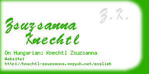 zsuzsanna knechtl business card